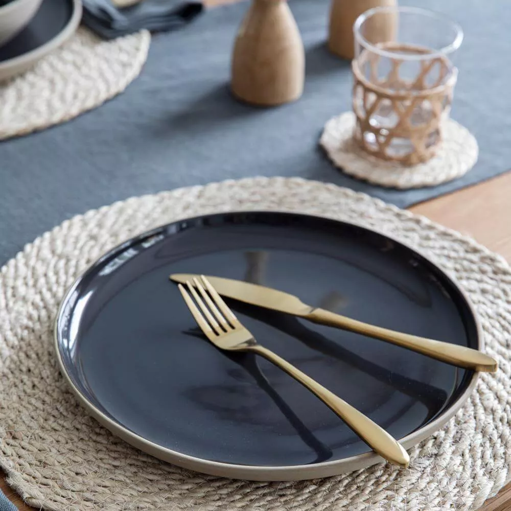 Garden Trading Carbon Holwell Dinner Plate